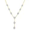 Diamond Cluster Y Necklace