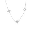 Diamond Star Station Necklace