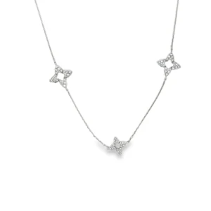 Diamond Star Station Necklace
