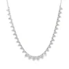 Triangle Diamond Fringe Necklace