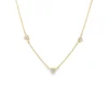 Trillion Diamond Station Necklace