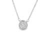 Bezel Round Diamond Pendant