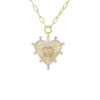 Heart Pendant Chain Necklace