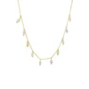 Marquise Diamond Charm Necklace