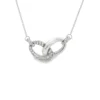 Interlocking Loop Pendant Necklace