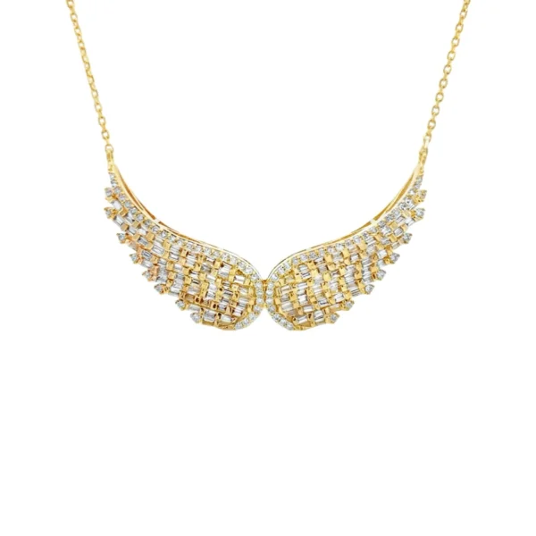 Diamond Angel Wings Necklace