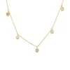 Diamond Station Charm Necklace