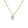 Marquise Diamond Pendant Necklace