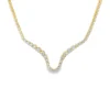 V Shape Diamond Necklace