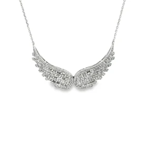 Diamond Angel Wings Necklace