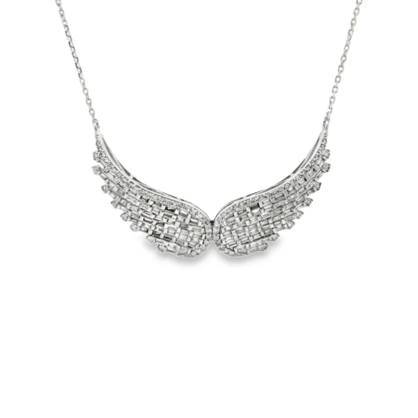 Diamond Angel Wings Necklace