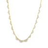Cluster Diamond Bar Necklace