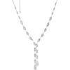 Marquise Station Lariat Necklace