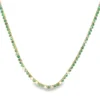 Emerald Diamond Tennis Necklace