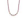 Ruby Diamond Tennis Necklace