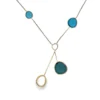 Blue Topaz Y Necklace