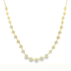 Clover Diamond Fashion Necklace