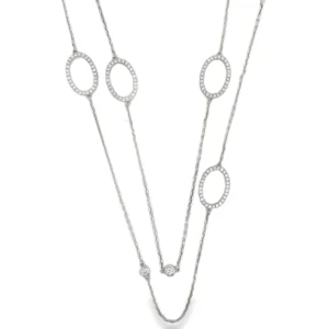 Oval Link Station Necklace