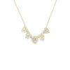 Baguette Diamond Cluster Necklace