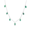 Emerald Station Charm Necklace