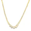Bezel Diamond Tennis Necklace
