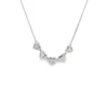 Diamond Heart Station Necklace