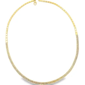 Pave Diamond Collar Necklace