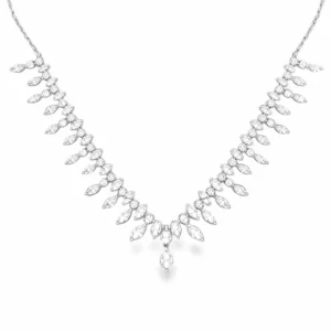 Marquise Diamond Fringe Necklace