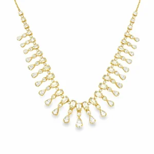 Lab Grown Diamond Fringe Necklace