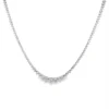 Graduated Diamond Tennis Necklace