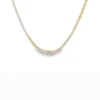 Graduated Diamond Tennis Necklace