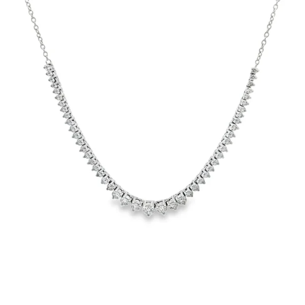 Graduated Diamond Riviera Necklace
