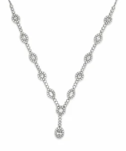 Halo Lab Diamond Necklace