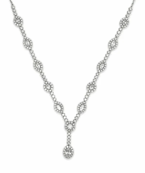 Halo Lab Diamond Necklace