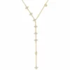 Diamond Starburst Y Necklace