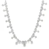 Pear Diamond Fringe Necklace