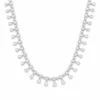 Pear Diamond Drop Necklace