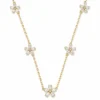 Floral Lab Diamond Necklace