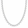 Baguette Diamond Statement Necklace