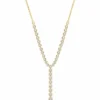 Diamond Y Drop Necklace