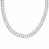 Diamond Fringe Statement Necklace