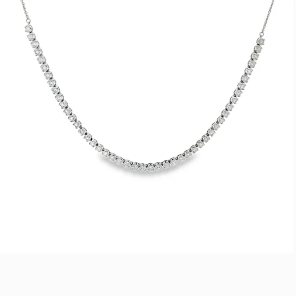 Lab-Grown Diamond Tennis Necklace