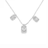 Baguette Cluster Charm Necklace