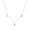 Dangle Diamond Station Necklace