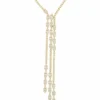Diamond Tassel Statement Necklace
