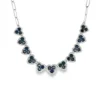 Heart Sapphire Diamond Necklace