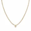 Baguette Diamond Tennis Necklace