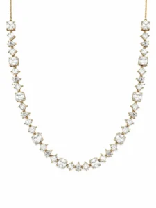 Mixed Diamond Riviera Necklace