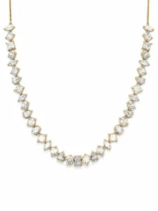 Mixed Cut Diamond Necklace