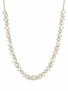 Mixed Cut Diamond Necklace